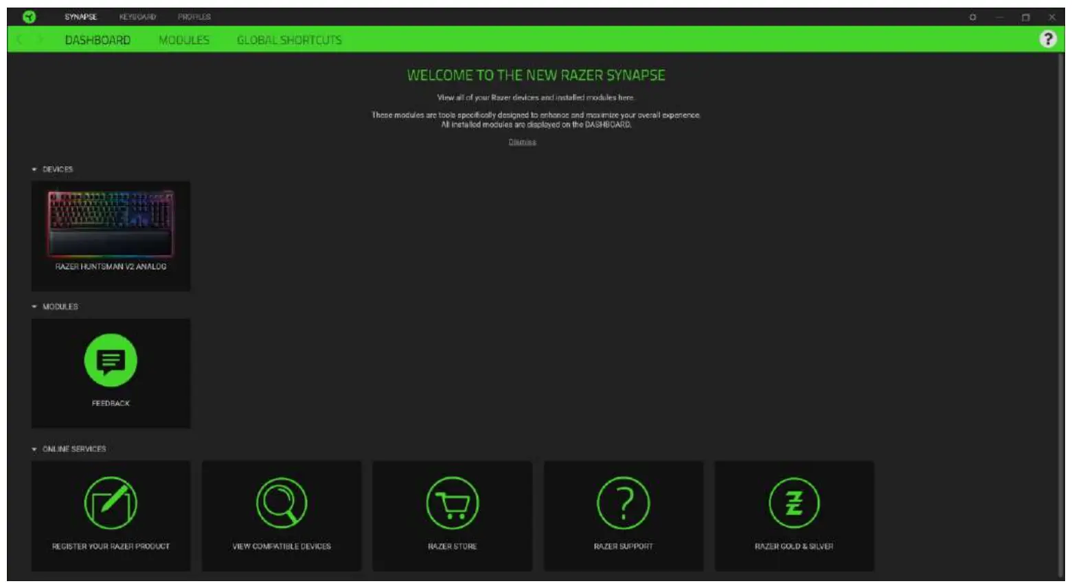Configuring your razer huntsman v2 analog