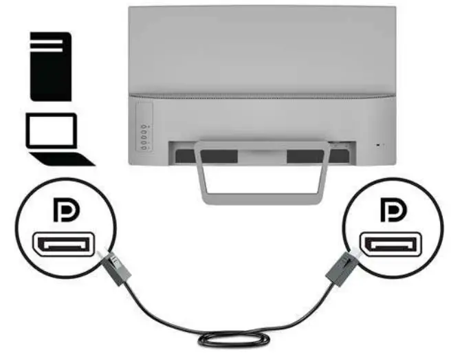 hp Z4N74AA 27 Curved Display Monitor - cables 2