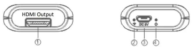 DIGITUS DS-55309 Wireless HDMI Extender Set - HDMI Extender Receiver