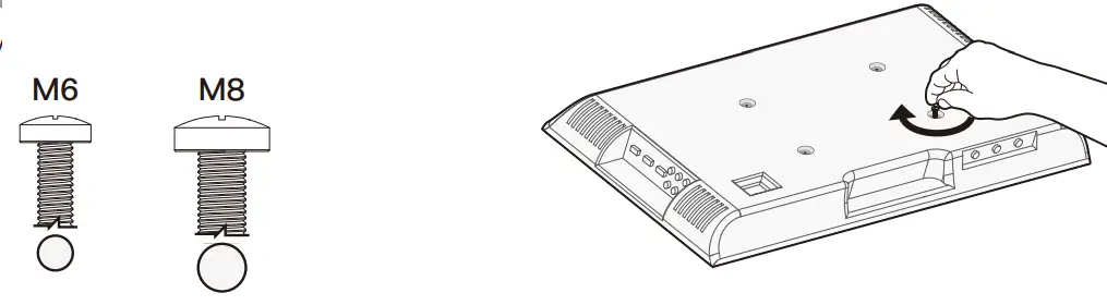 PERLESMITH PSTVS21 Swivel Universal TV Stand - Bolts