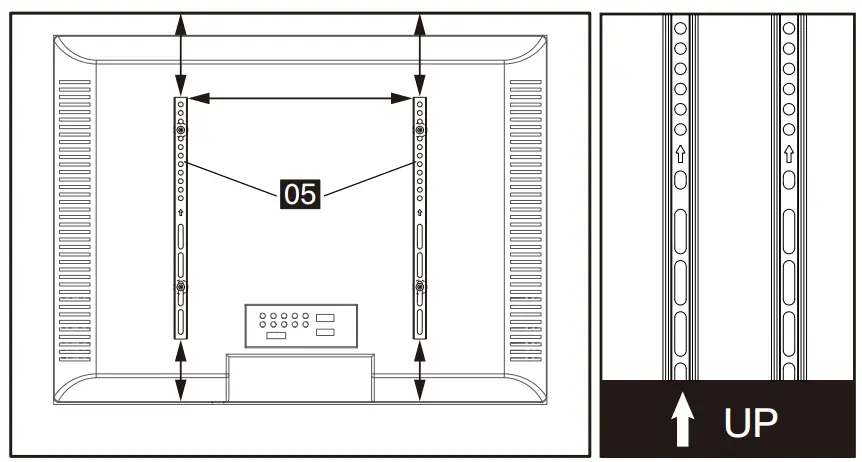 PERLESMITH PSTVS21 Swivel Universal TV Stand - Bolts6