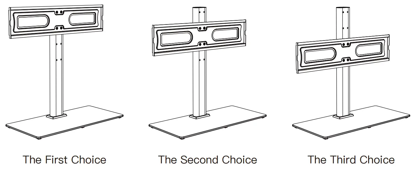 PERLESMITH PSTVS21 Swivel Universal TV Stand - Connect2