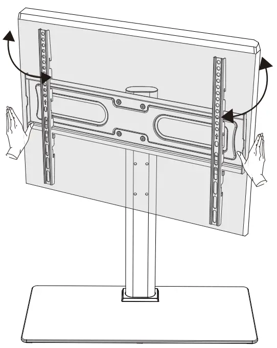 PERLESMITH PSTVS21 Swivel Universal TV Stand - Option13