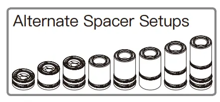 PERLESMITH PSTVS21 Swivel Universal TV Stand - Option7