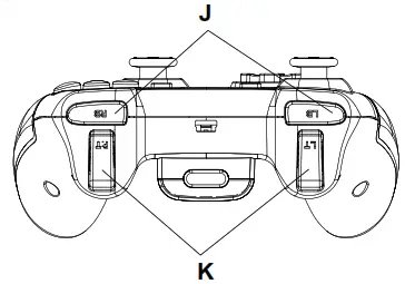 CANYON Wireless GamePad CND-GPW6 - Device overvie 1