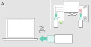 SENNHEISER SCBT12 GSP 370 Over Ear Wireless Gaming Headphones - Connecting headset and PC wireless via Dongle