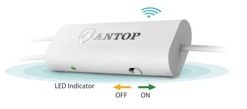 ANTOP AT 101B Paper Thin Smartpass Amplified Indoor HDTV Antenna-1