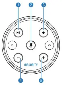 MAJORITY DAR-AVS-BLK DARWIN AVS Socket Speaker-Functions
