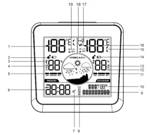 GUARDO WS 200 Digital Weather Station - overview