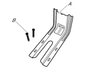 Whirlpool WFE500M4HS Electric Freestanding Range- Anti-tip bracket