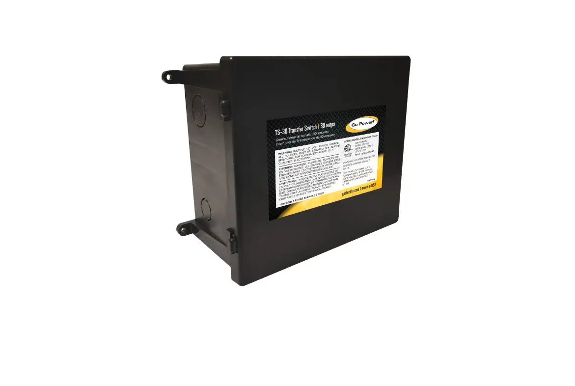 Go Power Gp-ts-30 30 Amp Transfer Switch User Manual