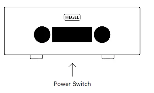 Turn on the amplifier