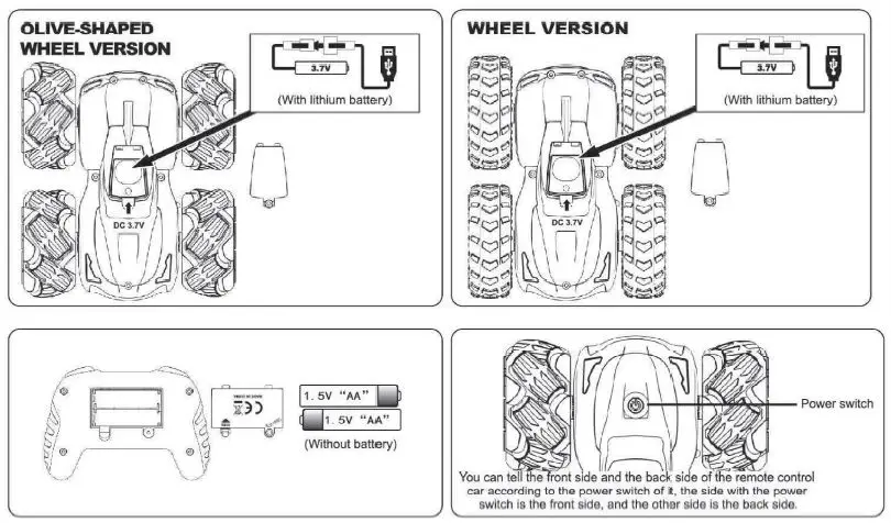 RC J605 2-in-1 Double-Sided Stunt Car fig4