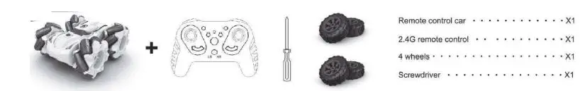 RC J605 2-in-1 Double-Sided Stunt Car fig5