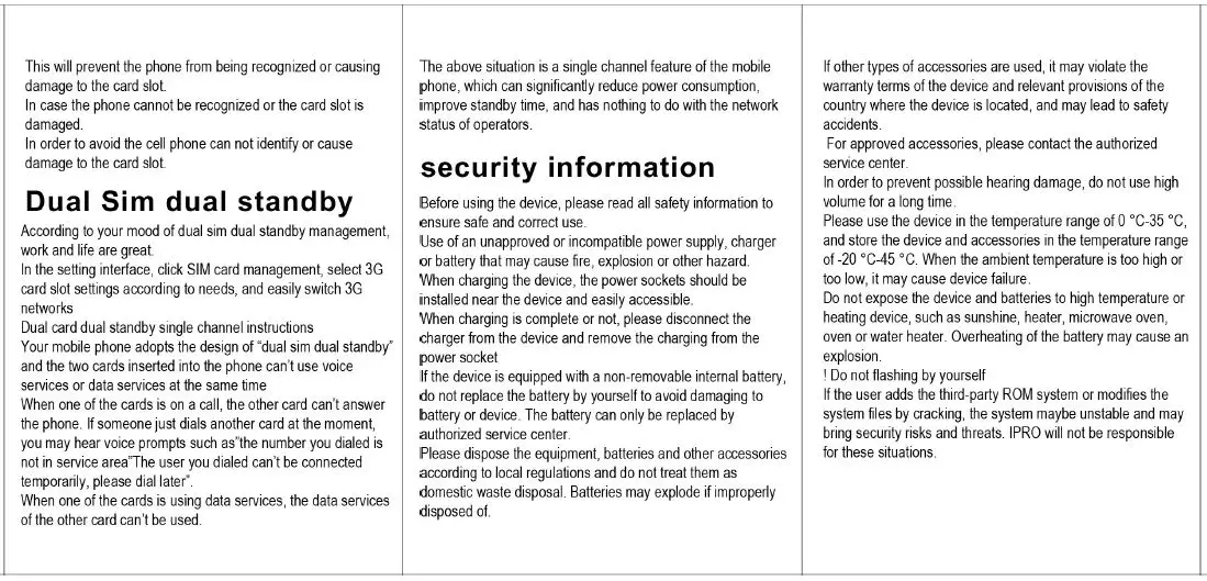 IPRO Soda6S Smartphone fig2