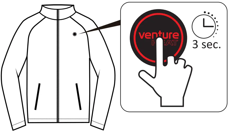 venture HEAT BT 712 Men's Bluetooth Softshell Heated Jacket with Battery