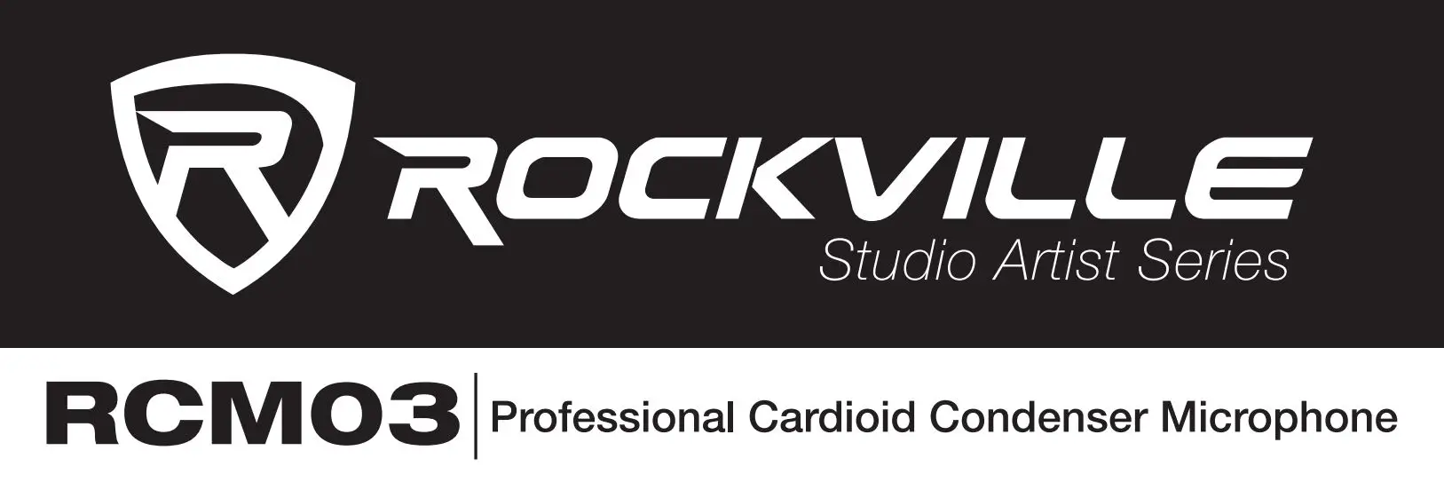 ROCKVILLE Condenser Microphone - Main Logo