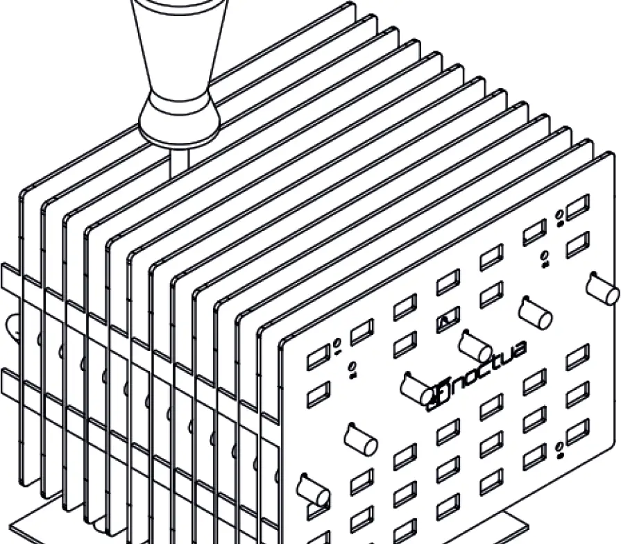 Fastening the heatsink to the CPU 02