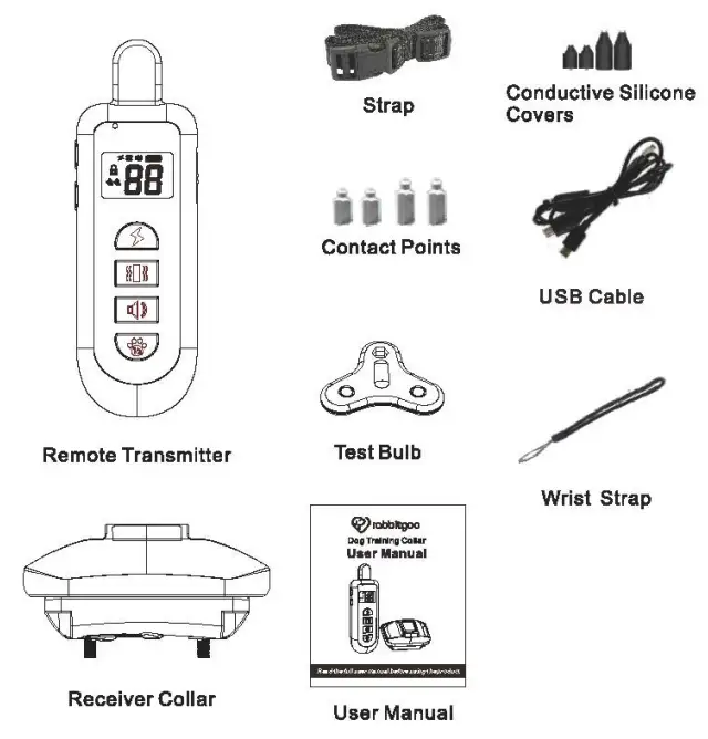rabbitgoo OT2 Dog Training Collar - fig 17