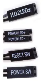 LC POWER M ATX 2016MB Case System- panel installation