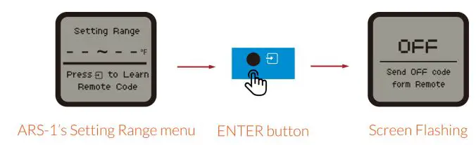 TrolMaster ARS-1 AC Remote Station Instruction Manual - Remote Code leaning Process