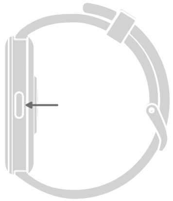 Realfit DW2122 Dizo Smart Watch - Power on