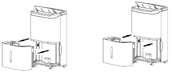 G21 Impact 40 Dehumidifier - water tank