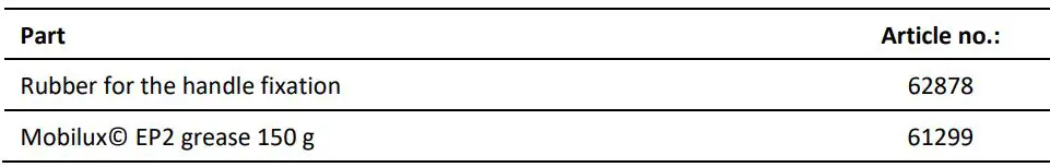 Collomix ROTA X.40 Biaxial Mixer Instructions - Consumables