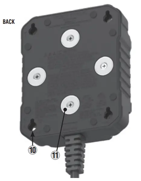 KALEN TOOLS 29601 PowerBox1 Magnetic Mounted Power Strip - BACK