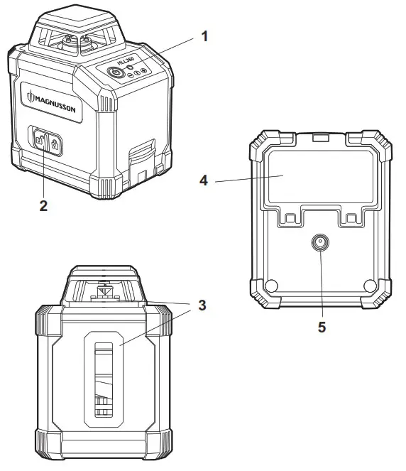 MAGNUSSON IM0201 Self Leveling Rotary Laser Level - Description