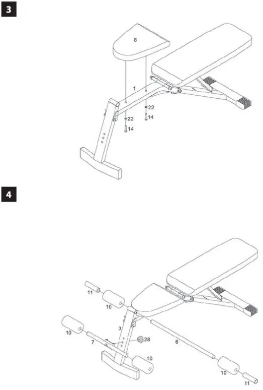GOZONE Weight Bench - Assembly 2