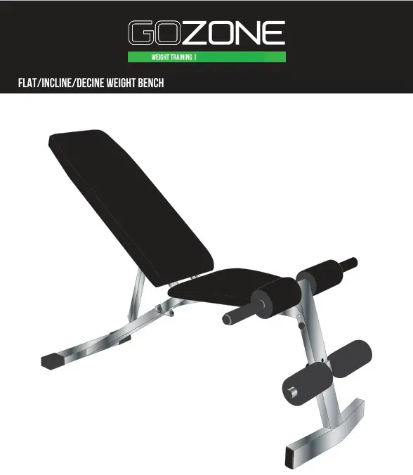 GOZONE Weight Bench User Manual