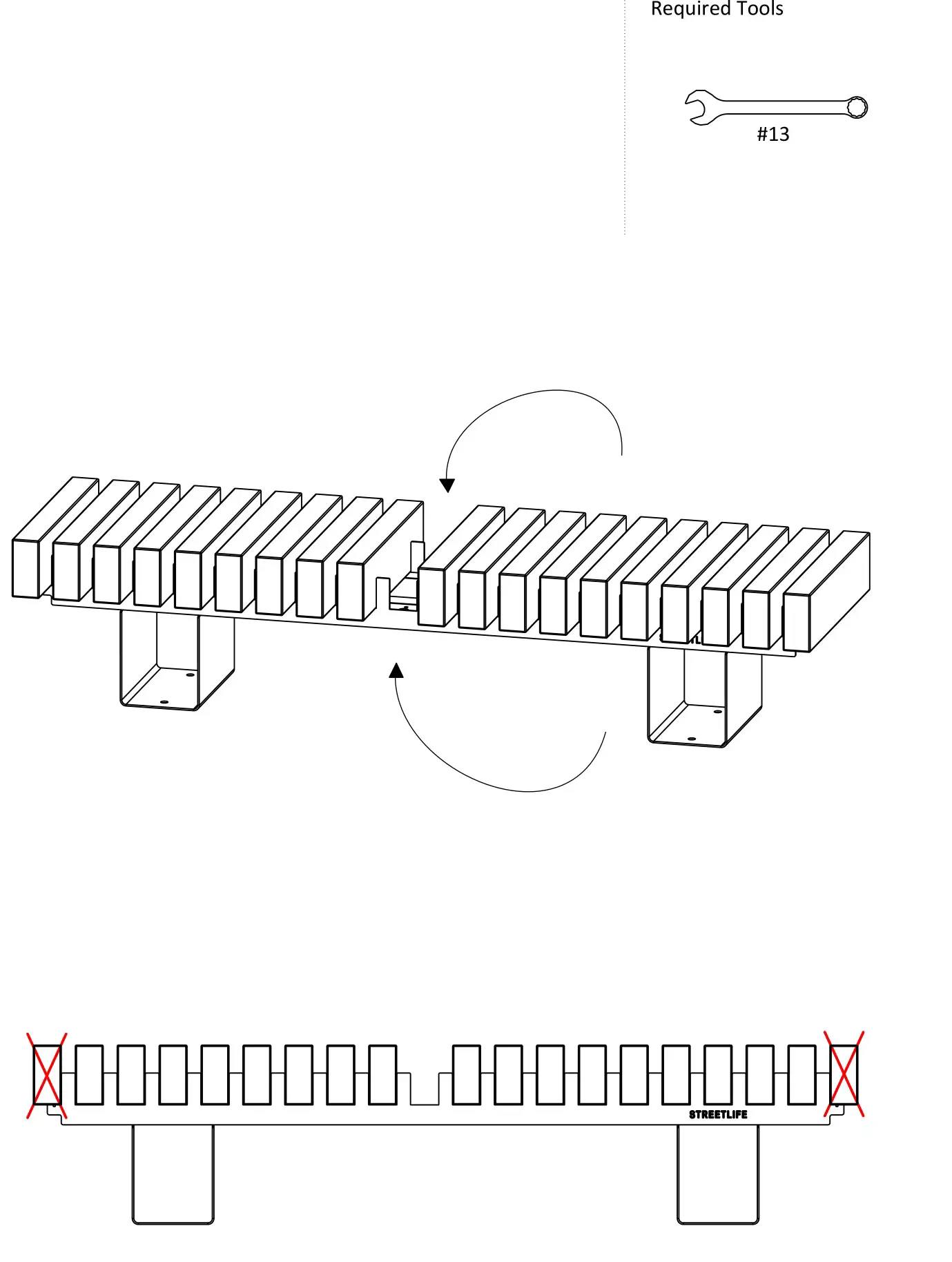 STREETLIFE SL2USBA0 USB Module for Charging Mobile Devices - STEP 1
