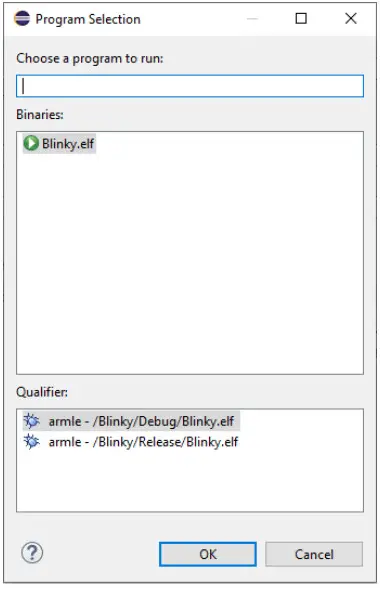 I SYST Debugging and Flashing Firmware with Eclipse IDE - Search Project