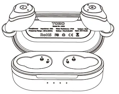 TOZO NC9- Hybrid -Active -Noise- Cancelling -Wireless- Earbuds-fig 3