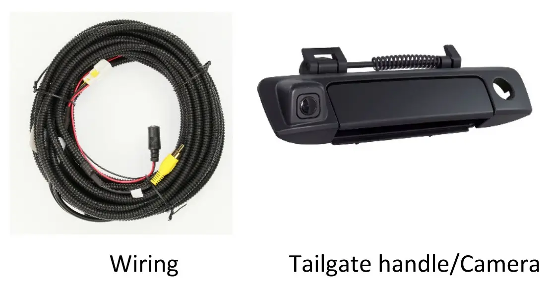 iBEAM TE FDRH Tailgate Handle Back Up Camera -