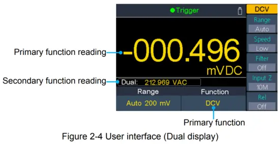 VOLTCRAFT VC 7060BT Digital Multimeters - User Interface1