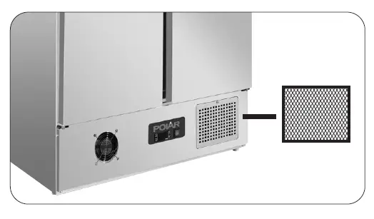 POLAR G604-A Stainless Steel Pizza Salad Prep Saladette Counter 7