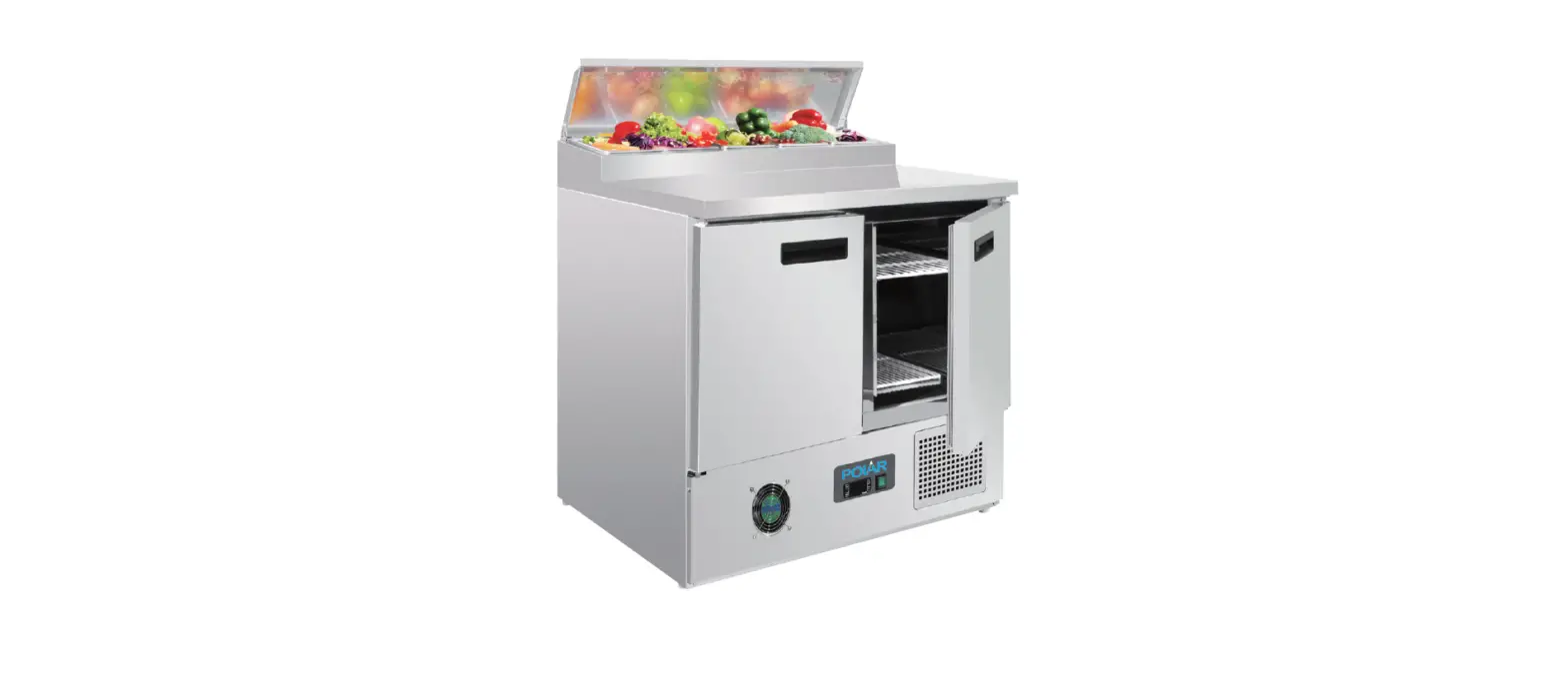 Polar G604-a Stainless Steel Pizza Salad Prep/saladette Counter Instruction Manual