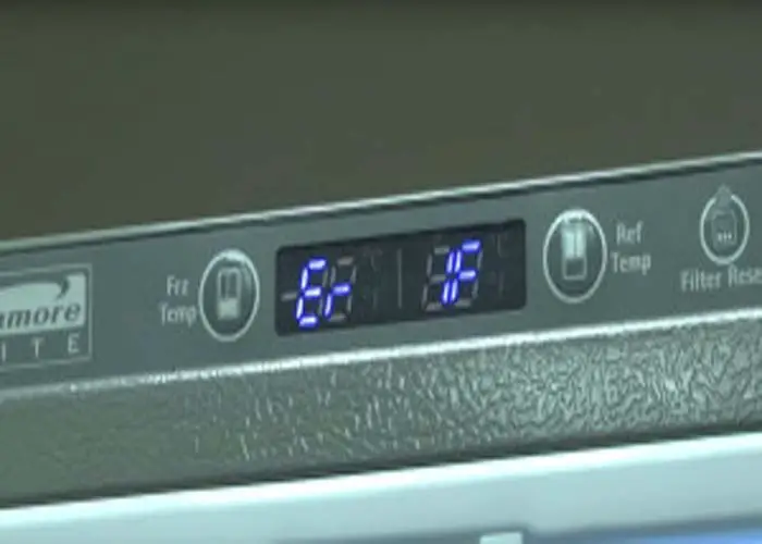 Troubleshooting an Er If error code on a refrigerator video