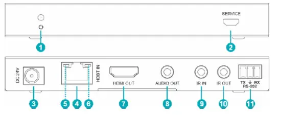 DIGITUS DS-55510- 4K- HDBase -1x4- HDMI- Extender -Splitter -Set -150 m -3