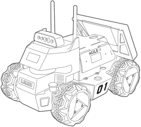 AGILE X LIMO Multi Modal Mobile Robot with AI Modules - Fig
