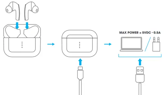 MPOW X3 ANC Wireless Earbuds - fig1