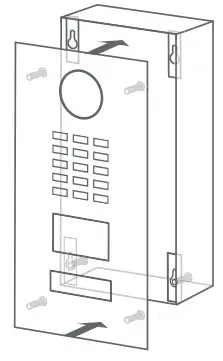 DoorBird D21x Series IP Video Door Station - ASSEMBLING 1