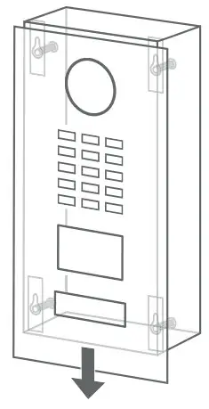 DoorBird D21x Series IP Video Door Station - FRONT PLATE 2