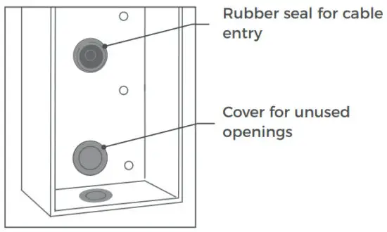 DoorBird D21x Series IP Video Door Station - surface-mounted housing