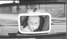 kogan Car Back Seat Baby Mirror - instaletion 4