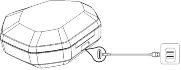 KINGSTAR G003 Truly Wireless Earbuds - How to Charge