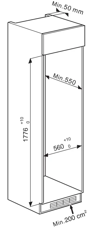 TESLA RI2700M1 Built-In Refrigerators - fig