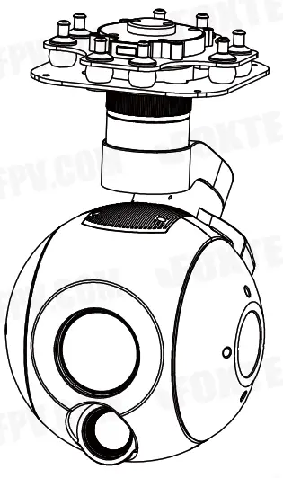 FOXTECH Seeker 40 TIR Dual-Sensor AI Tracking Camera